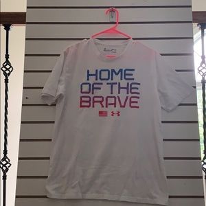 Under armor home of the brave shirt size medium